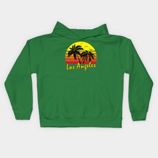 Los Angeles Retro Sunset Kids Hoodie